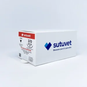 Sutura absorbible monofilamento Poliglecaprone 4/0